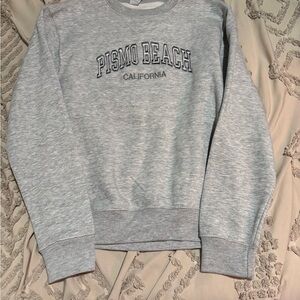 Gray Pismo Beach California Women's Sweater